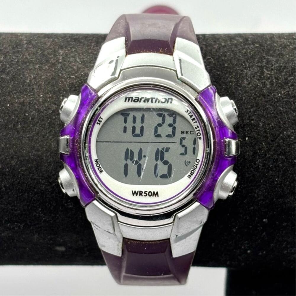 Purple Marathon Digital Watch